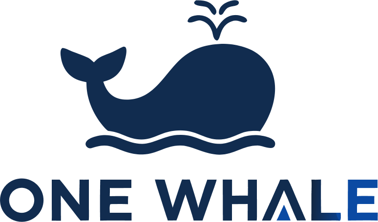 ONE WHALE logo